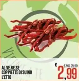 Supermercati EffePiù Coppiette di suino offerta