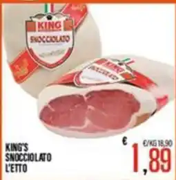 Supermercati EffePiù King's snocciolato l'etto offerta