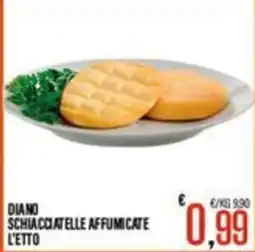Supermercati EffePiù Diano schiacciatelle affumicate offerta