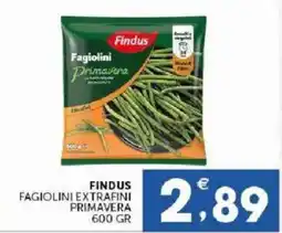 Sisa Findus Fagiolini Extrafini Primavera offerta