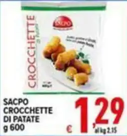 Iper Triscount Sacpo crocchette di patate offerta