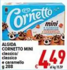 Iper Triscount Algida Cornetto Mini classico e caramello offerta