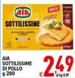 Iper Triscount AIA Sottillissime di pollo offerta