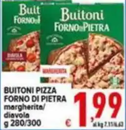 Iper Triscount Buitoni pizza forno di pietra offerta