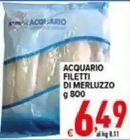 Iper Triscount Acquario filetti di merluzzo offerta