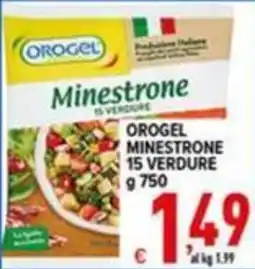 Iper Triscount Orogel minestrone 15 verdure offerta