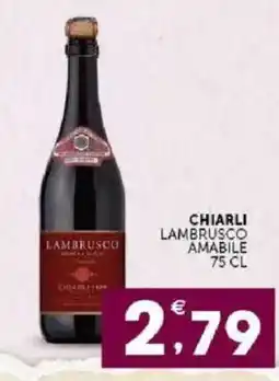 Mercadò Chiarli Lambrusco Amabile offerta