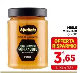 Gran mercato Miele italiano di coriandolo Mielizia offerta