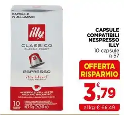 Gran mercato Capsule compatibili Nespresso ILLY offerta