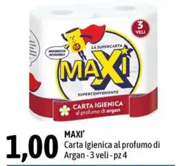 Madis Maxi' Carta Igienica al profumo di Argan offerta