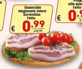 Guanciale stagionato intero Sorrentino