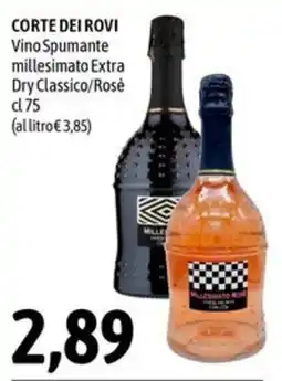 Madis Corte dei Rovi Vino Spumante millesimato Extra Dry Classico/Rosè offerta