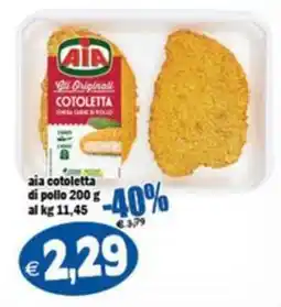 Il Castoro Supermercati Aia cotoletta di pollo offerta