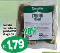 Il Castoro Supermercati Consilia carciofi con gambo offerta