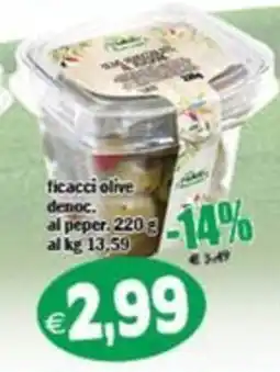 Il Castoro Supermercati ficacci olive denoc. al peper. offerta
