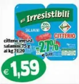 Il Castoro Supermercati Salamini Citterio offerta