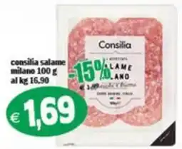 Il Castoro Supermercati Consilia salame milano offerta