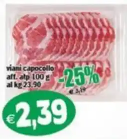 Il Castoro Supermercati viani capocollo offerta