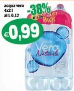 Il Castoro Supermercati acqua vera Vera Naturale offerta