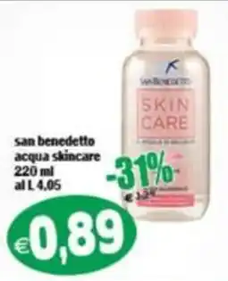 Il Castoro Supermercati san benedetto acqua skincare offerta