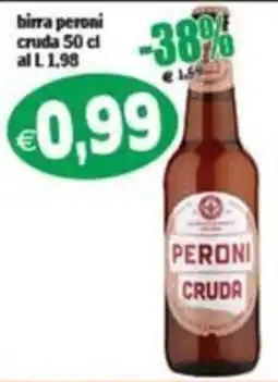 Il Castoro Supermercati birra peroni cruda offerta
