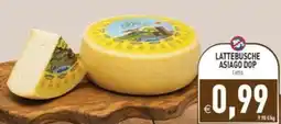 Pim Supermercati Lattebusche Asiago DOP offerta