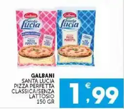 Sisa Galbani Santa Lucia pizza perfetta classica/senza lattosio offerta