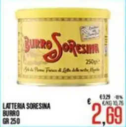 Supermercati EffePiù Burro Sorensina offerta