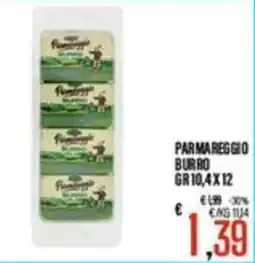 Supermercati EffePiù Parmareggio burro offerta