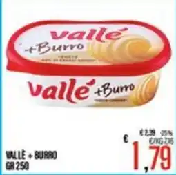 Supermercati EffePiù Valle + Burro offerta