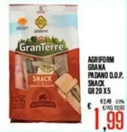 Supermercati EffePiù Snack GranTerre offerta