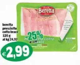 Il Castoro Supermercati Beretta prosciutto cotto brace offerta