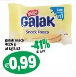 Il Castoro Supermercati Galak Snack Fresco offerta