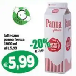 Il Castoro Supermercati Panna fresca offerta