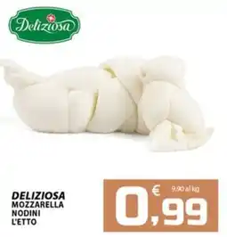 SpesaPiù Supermercati Deliziosa Mozzarella Nodini offerta