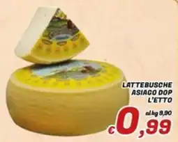 Idromarket Lattebusche Asiaco Dop L'Etto offerta