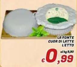 Idromarket La Fonte cuor di latte offerta