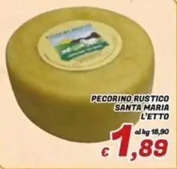 Idromarket Pecorino rustico Santa Maria l'Etto offerta