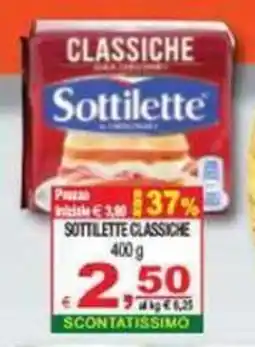 CTS Supermercati Sottilette classiche offerta