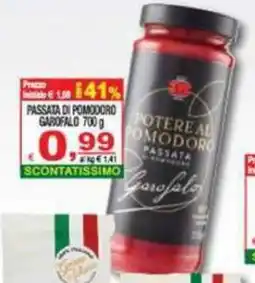 CTS Supermercati Passata di pomodoro Garofalo offerta