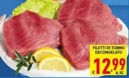 Iper Triscount Filetti di tonno decongelato offerta