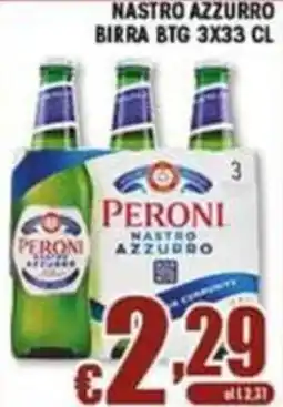Sacoph Peroni Nastro Azzurro offerta