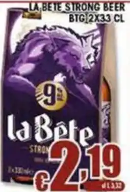 Sacoph La Bête strong beer offerta