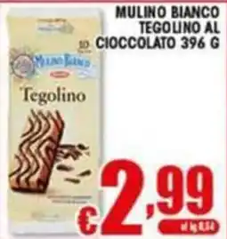 Sacoph Mulino Bianco Tegolino al cioccolato offerta