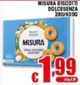 Sacoph Biscotti Yogurt Misura senza zuccheri aggiunti offerta