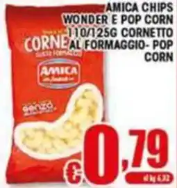 Sacoph Amica chips wonder e pop corn cornetto al formaggio offerta