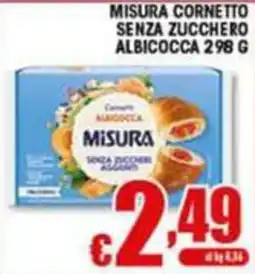 Sacoph Cornetto Misura albicocca senza zucchero offerta