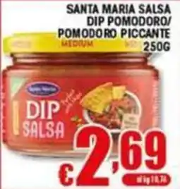 Sacoph Santa Maria salsa dip pomodoro offerta