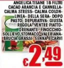 Sacoph Angelica tisane 18 filtri offerta
