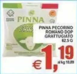 Pewex Pinna pecorino romano dop grattugiato offerta